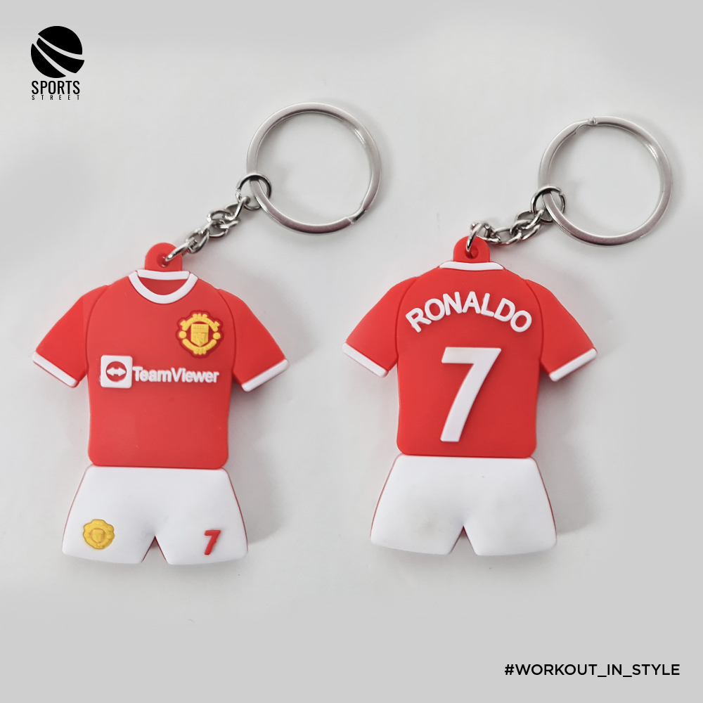 Man Utd Ronaldo Rubber Keyring